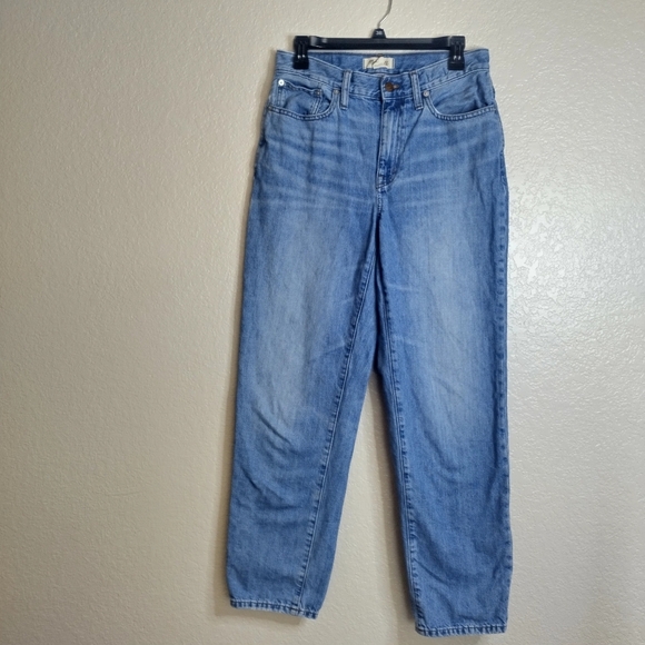 Madewell The Slouchy Boyjean in Riverspring Wash Sz 26 - Picture 2 of 11